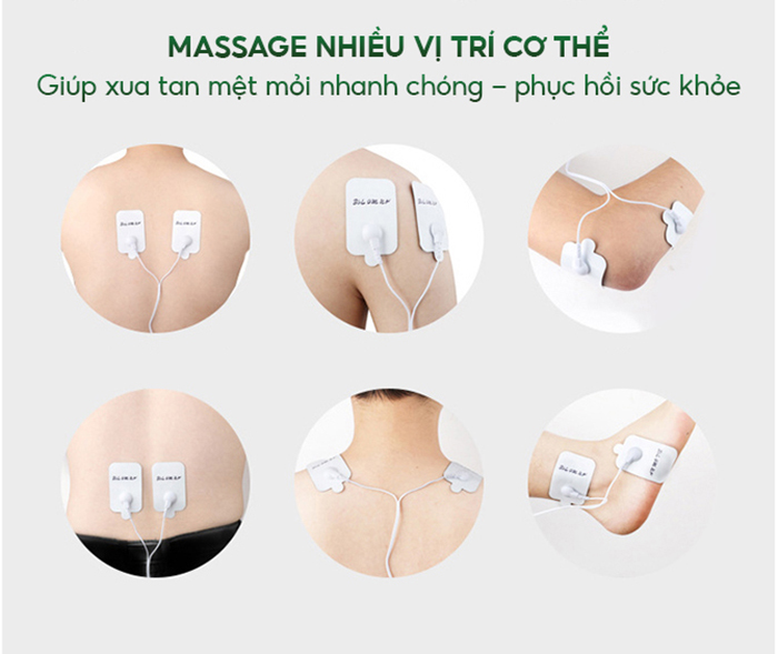 Máy Massage Xung Điện 8 Miếng Dán Nikio NK-102