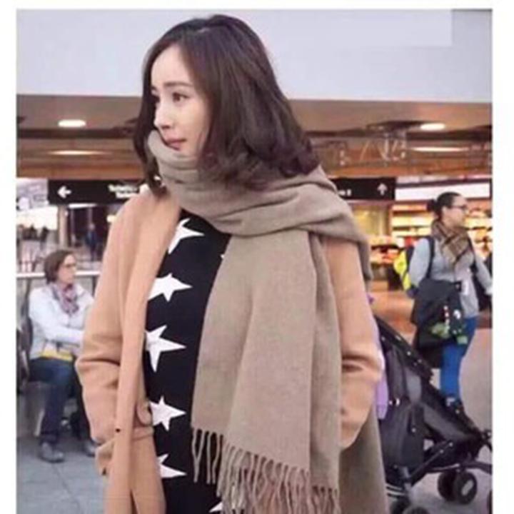 Khăn len ACNE dày dăn choàng cổ hợp thời trang  Nữ
