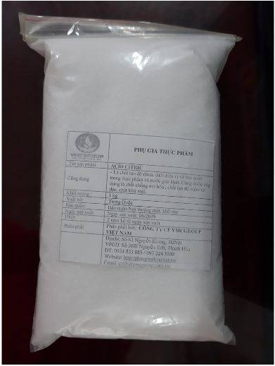 1kg ACID CITRIC MONOHYDRATE MONOHYDRATE C6H8O7.H2O BỘT CHANH, BỘT CHUA