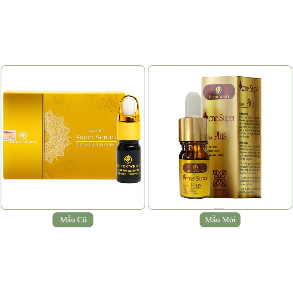 Serum  Mụn Đông Y, Detox White Acne Super Serum