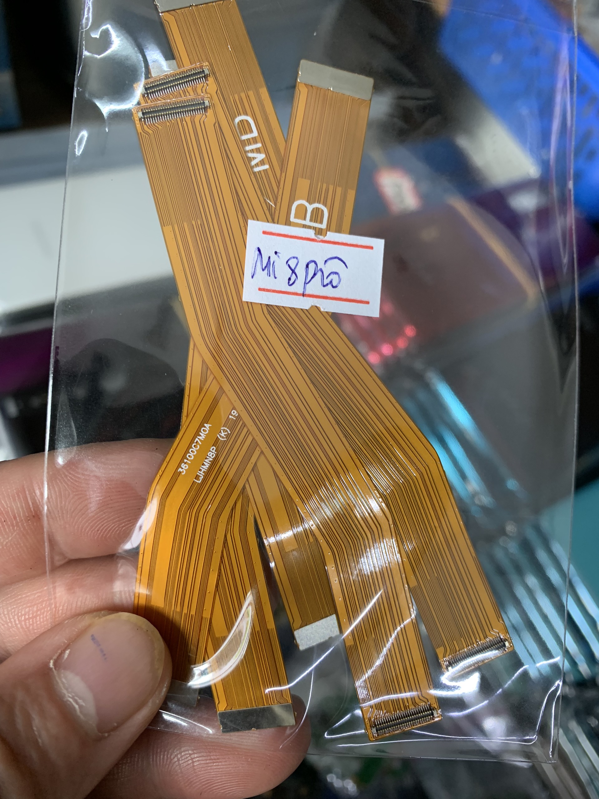 Cáp nối main, cáp nối bo sạc zin redmi note 8 pro