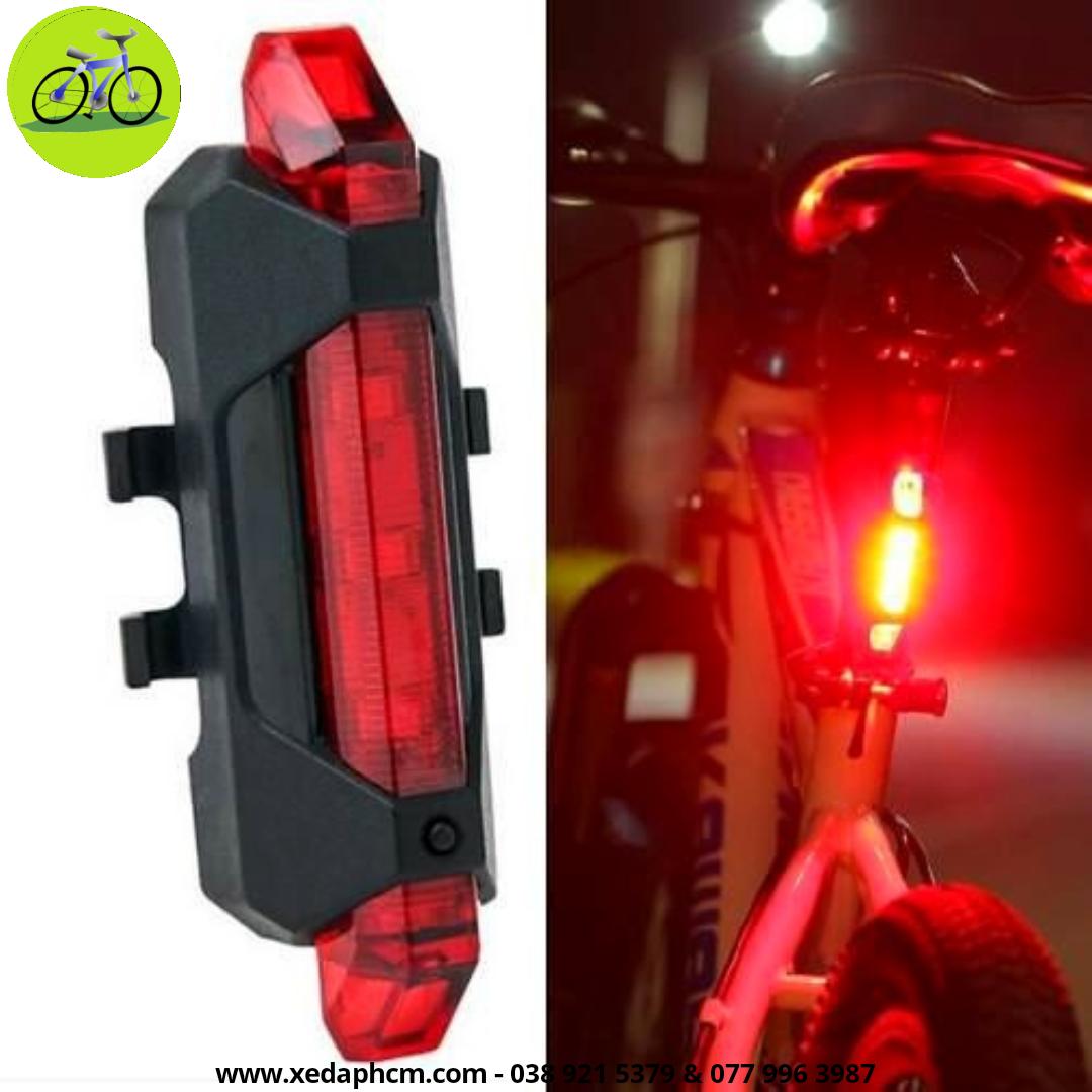 [HCM]Đèn led hậu xe đạp rapid sạc USB