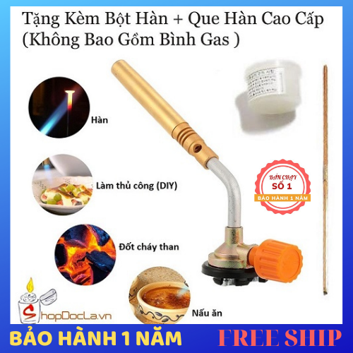 [HÀNG CÔNG TY] Đèn khò hàn ống đồng - Đầu khò lửa - Sử dụng bình gas mini - Khò gas cầm tay.
