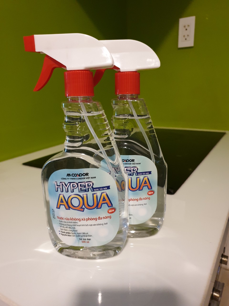 1 BÌNH Nước tẩy rửa đa năng bình 500ML AQUA HYPER CONDOR