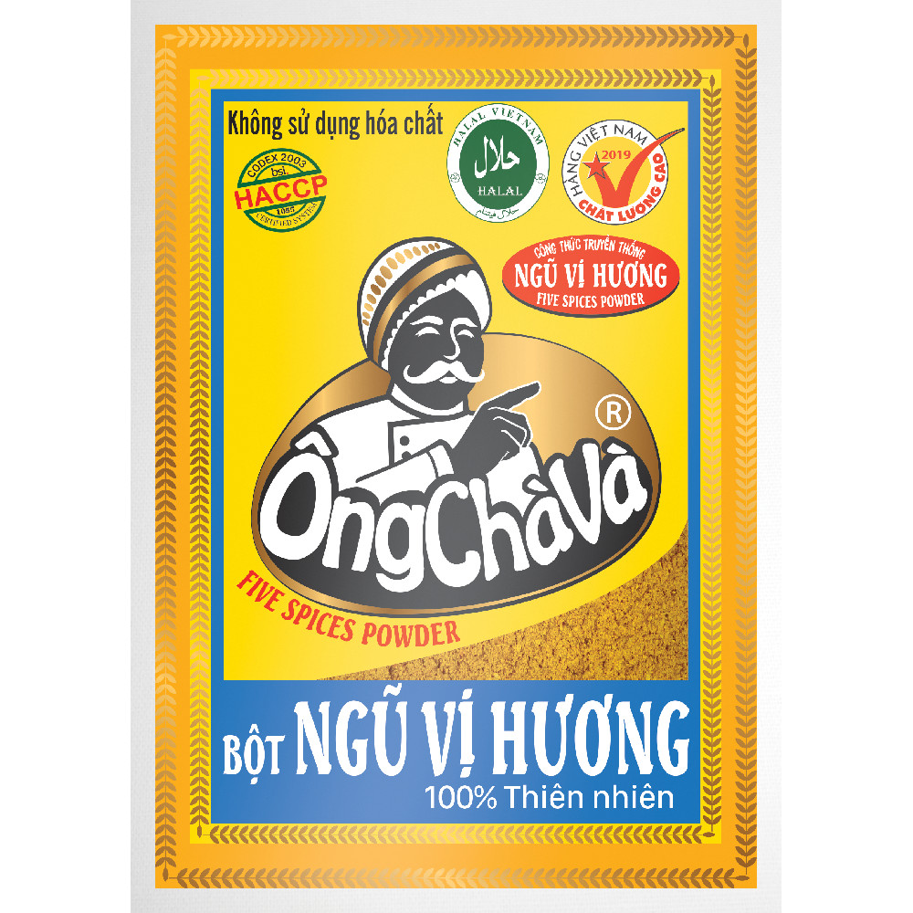 NGŨ VỊ HƯƠNG ÔNG CHÀ VÀ 5G/GÓI, (50 GÓI/LỐC)