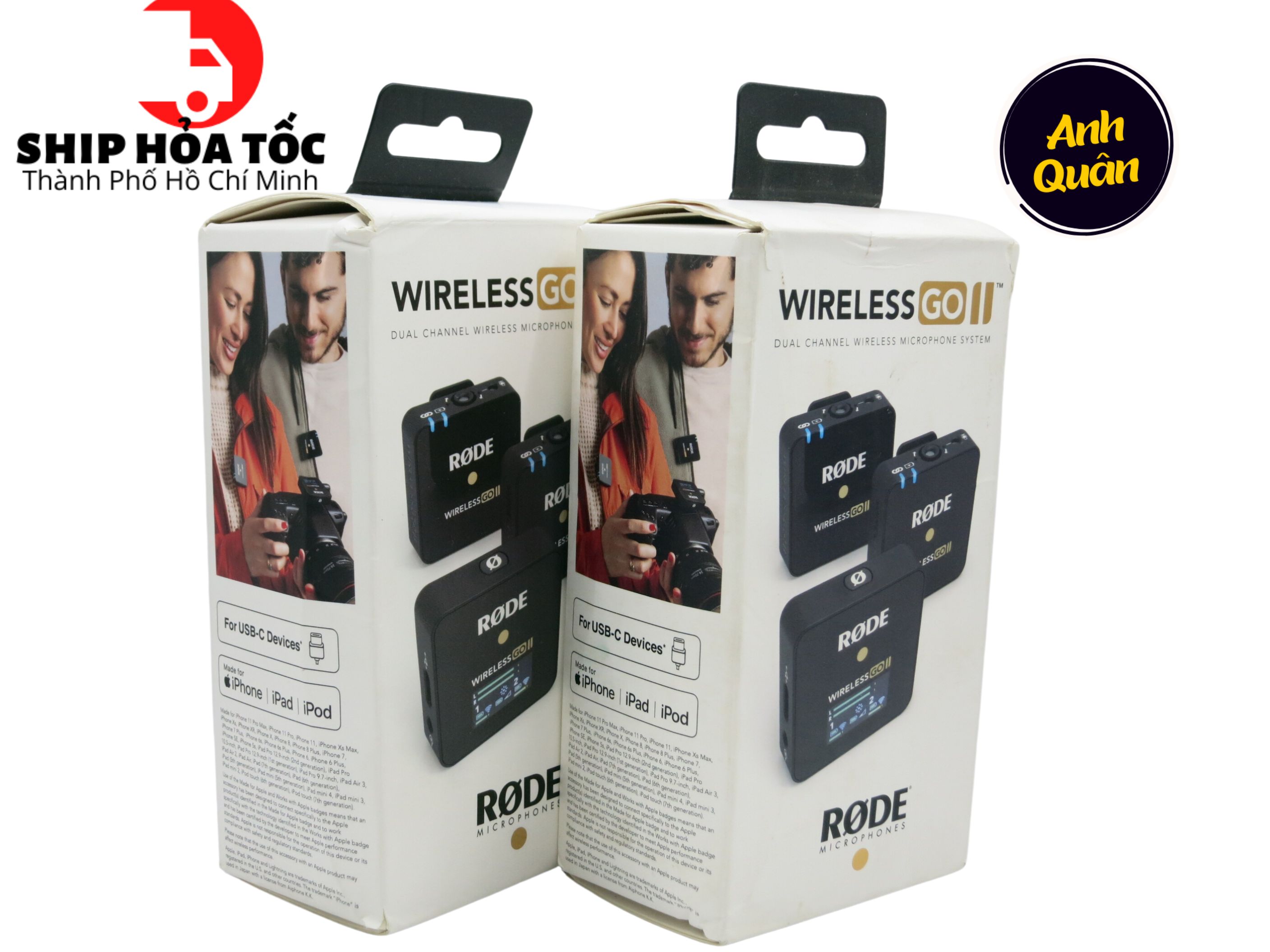 Rode Wireless GO II - Micro không dây Rode Wireless GO 2