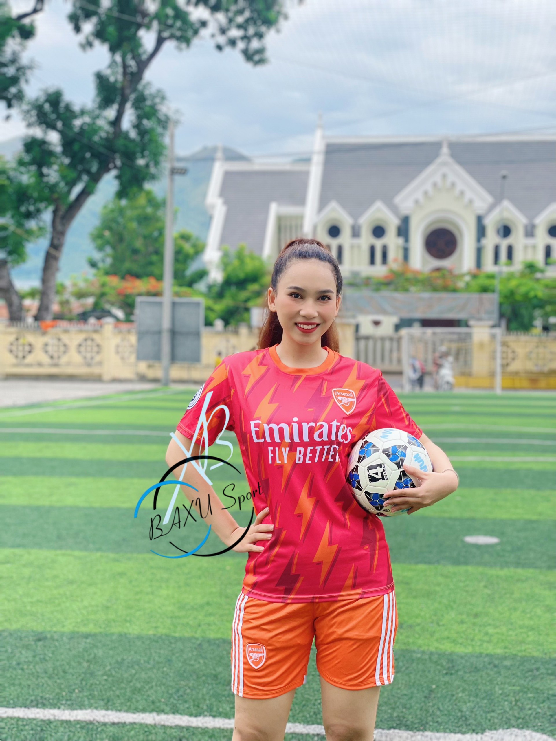 Áo Bóng đá Arsenal đỏ 2024 Bộ quần áo bóng đá đẹp arsenal 2024 mẫu mới thun lạnh