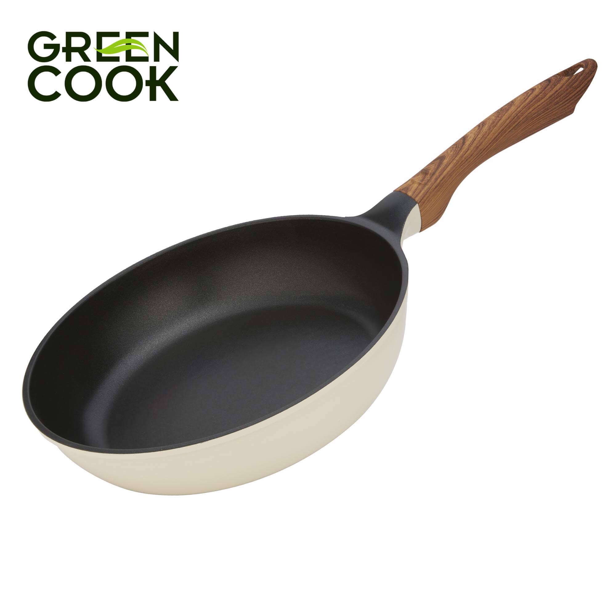 Chảo đúc chống dính ceramic đáy từ 28cm green cook gcp03-28ih