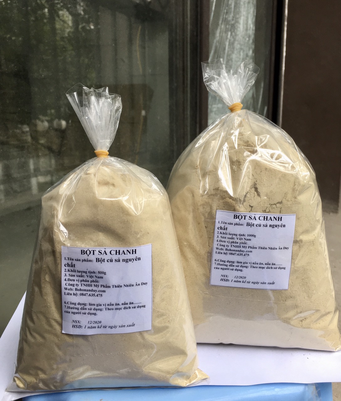 BỘT SẢ NGUYÊN CHẤT 500g