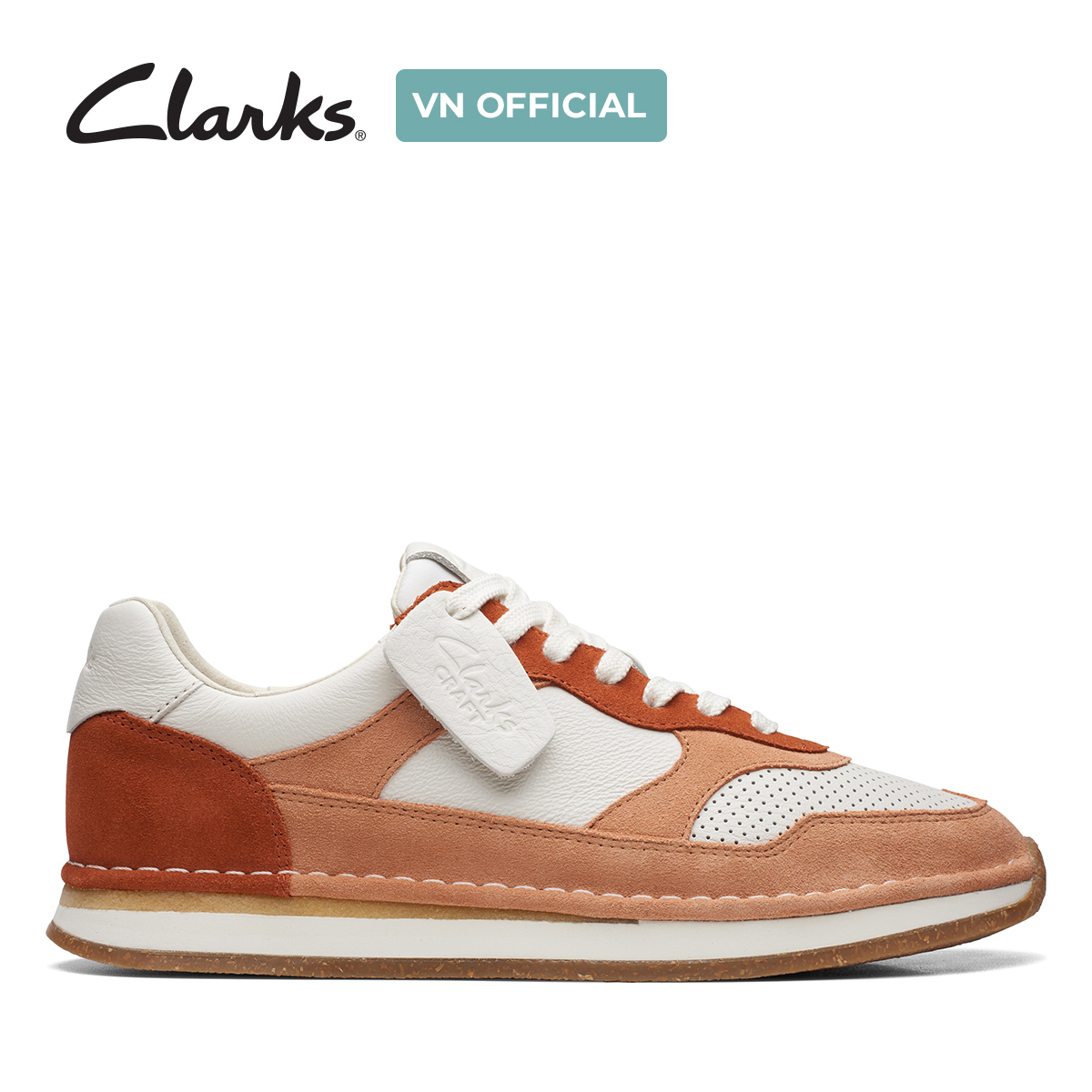 Giày Sneaker Da Lộn Nam Clarks - CraftRun Tor
