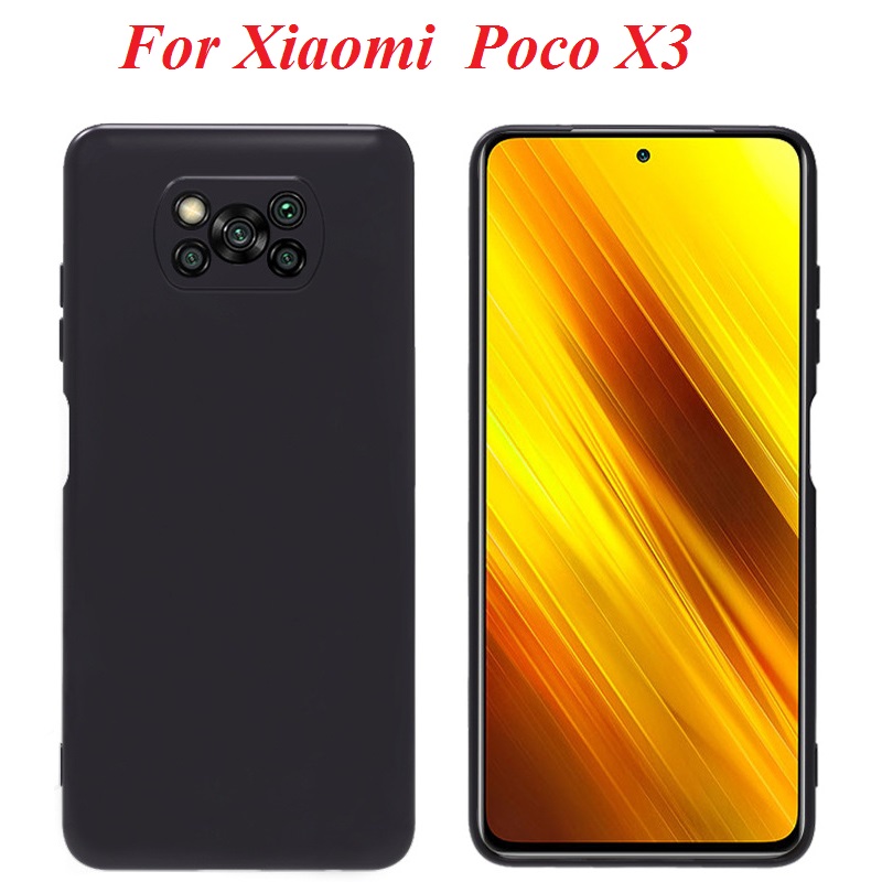 Ốp lưng Xiaomi Poco X3 NFC / Poco X3 Pro - Ốp lưng dẻo đen chất liệu cao cấp - Bảo vệ camera - Không để lại dấu vân tay