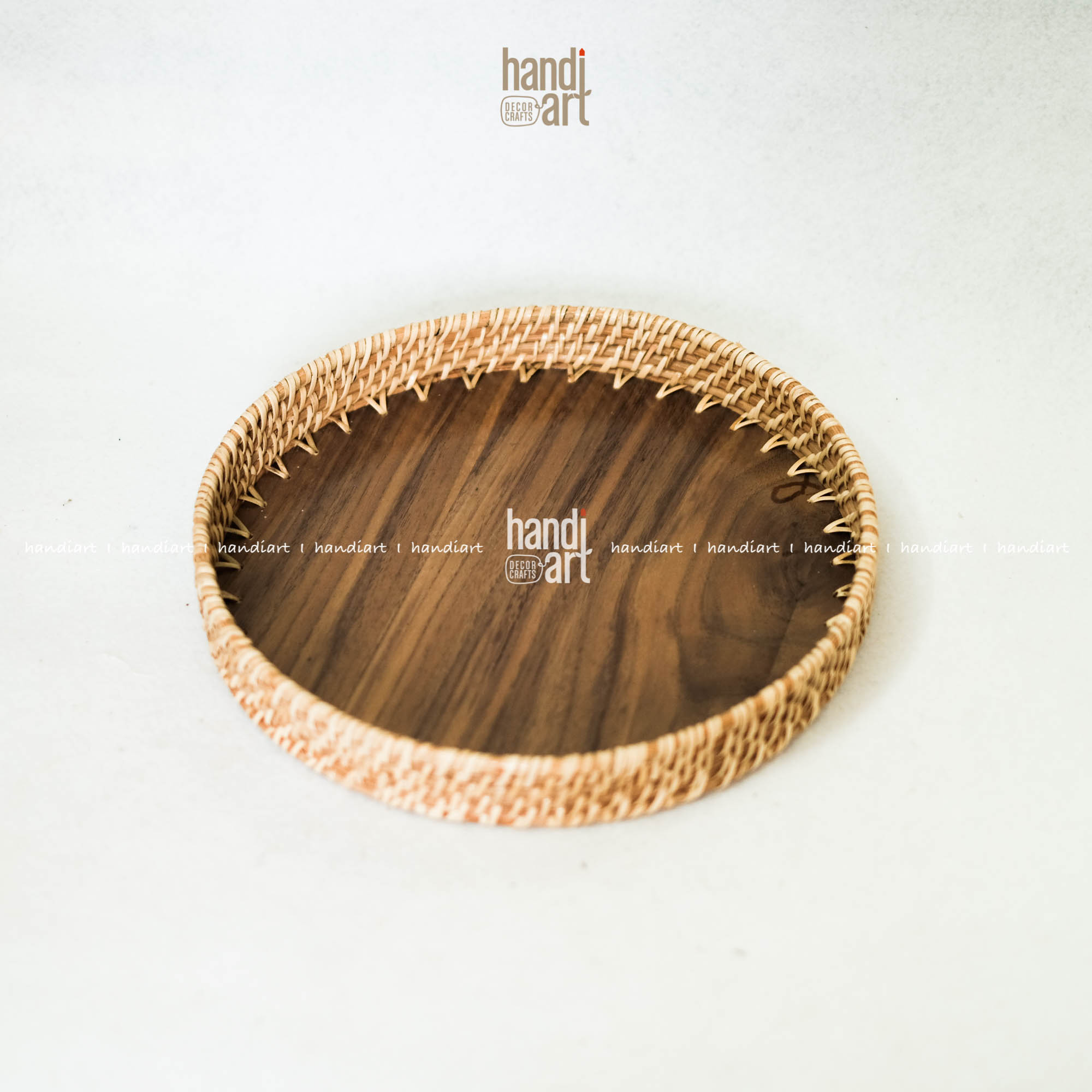 Tray rattan round shape, round rattan tray