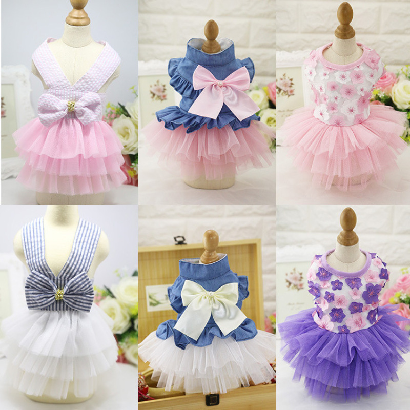 Váy, đầm dành cho chó mèo, đủ size, mẫu mã đa dạng AT10-14 (Inbox để chọn size và mẫu, nhiều mẫu shop không đăng hết được)