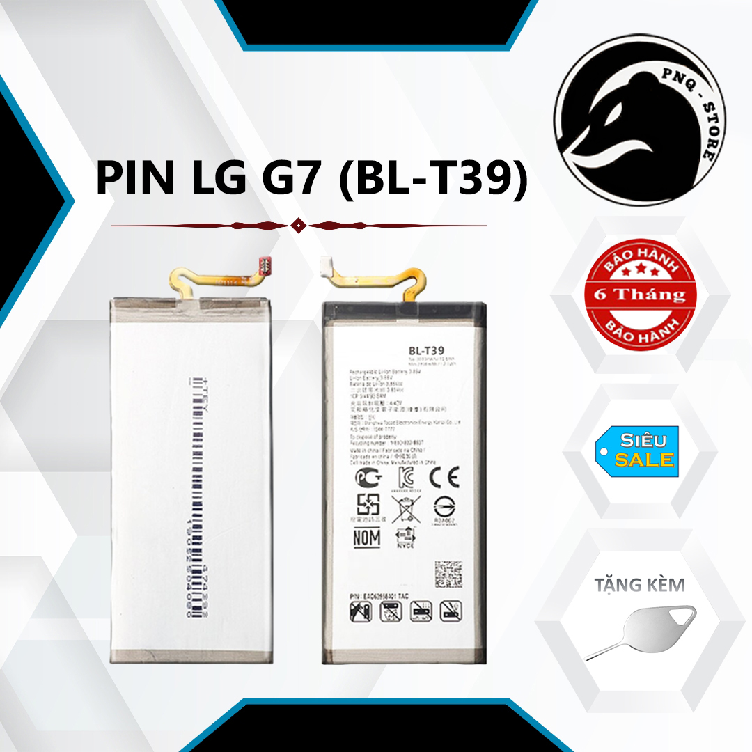 Pin lg g7 thinq 3000mah - chuẩn zin xịn - bh 06 tháng