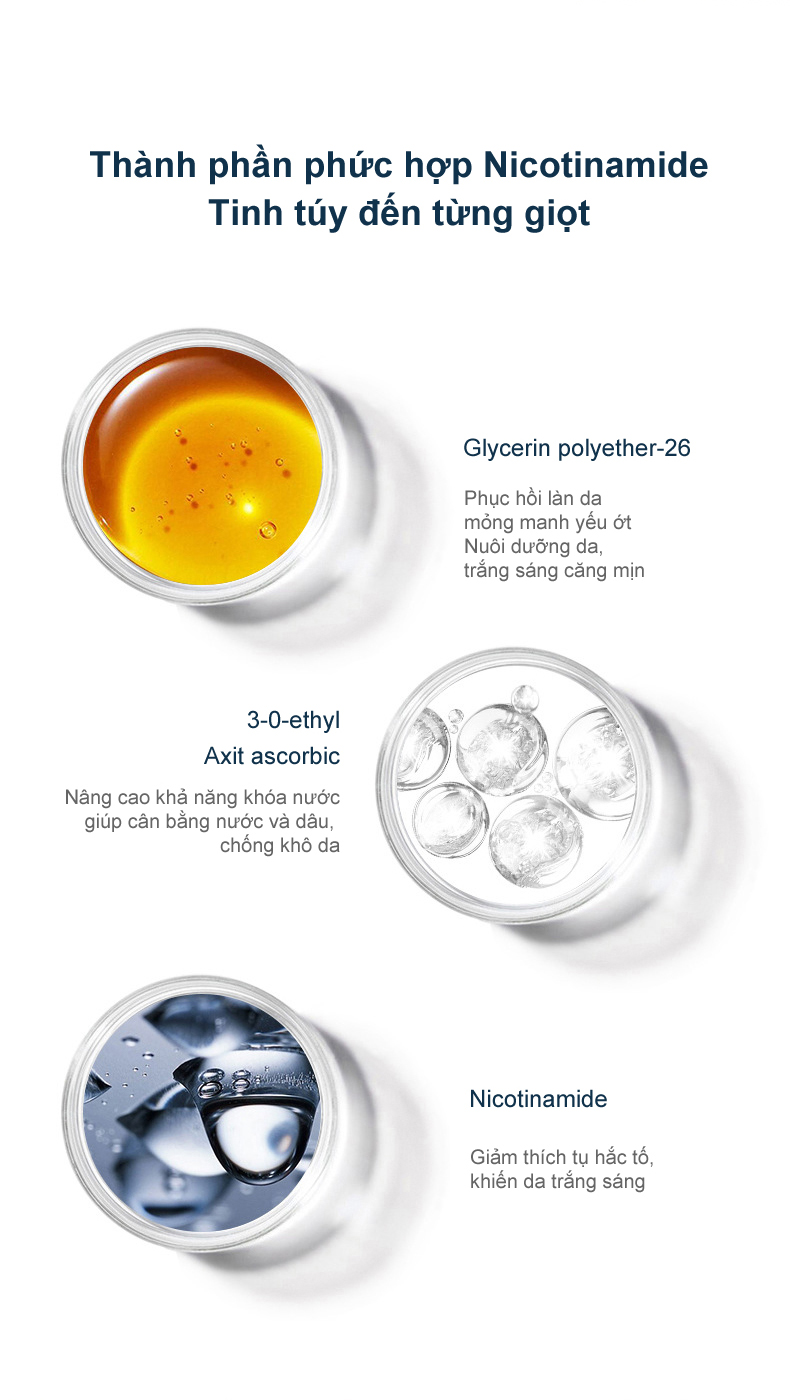100ml Tinh chất dưỡng trắng serum Xóa nám nhanh chóng Tinh chất dưỡng ẩm dưỡng trắng sáng da loại bỏ nếp nhăn và nám thu nhỏ lỗ chân