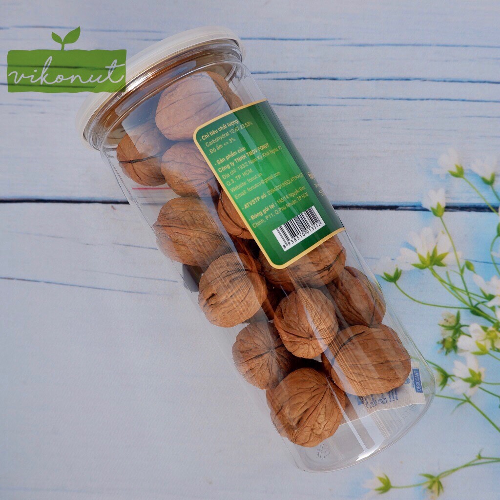 [HCM][VikoNut] Óc chó vàng Chandler Mỹ còn vỏ [500g 300g] -  Walnut