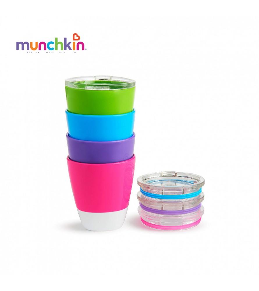 BỘ 2 CỐC CÓ NẮP MUNCHKIN (XANH LÁ-XANH LƠ)