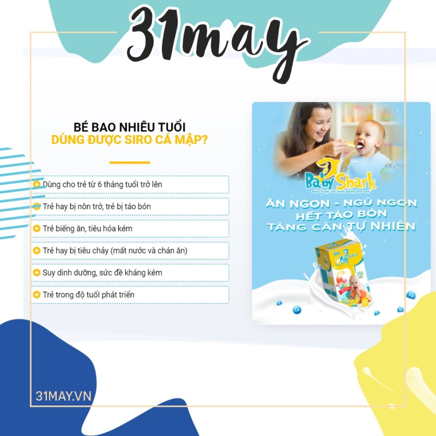 Siro Cá Mập Gold X2 Cho Bé Ăn Ngon Chính Hãng