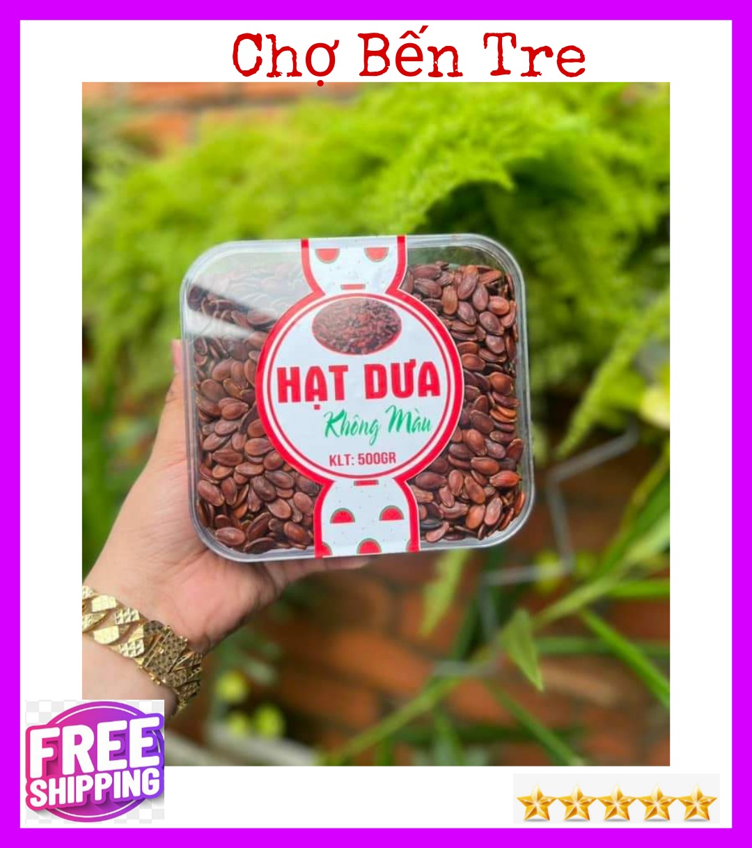 (FREESHIP) 1kg Hạt dưa rang củi không phẩm màu - Chợ Bến Tre