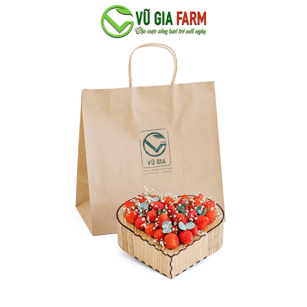 [GIỎ QUÀ] BigLove 01 Dâu Tây Đà Lạt Giống Nhật Sachi