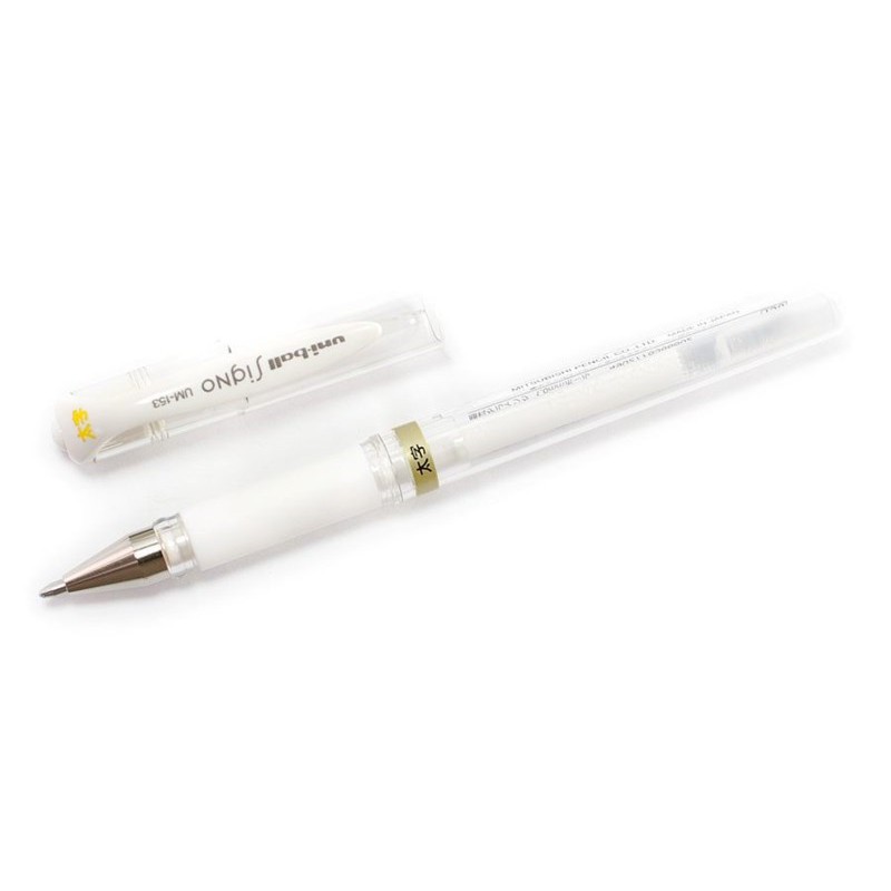 Bút Gel trắng- bạc - vàng Uni-Ball Signo