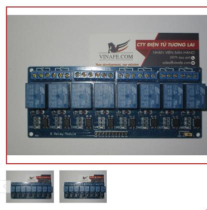 [HCM]Moudule Relay 8 kênh 24V Âm Kích