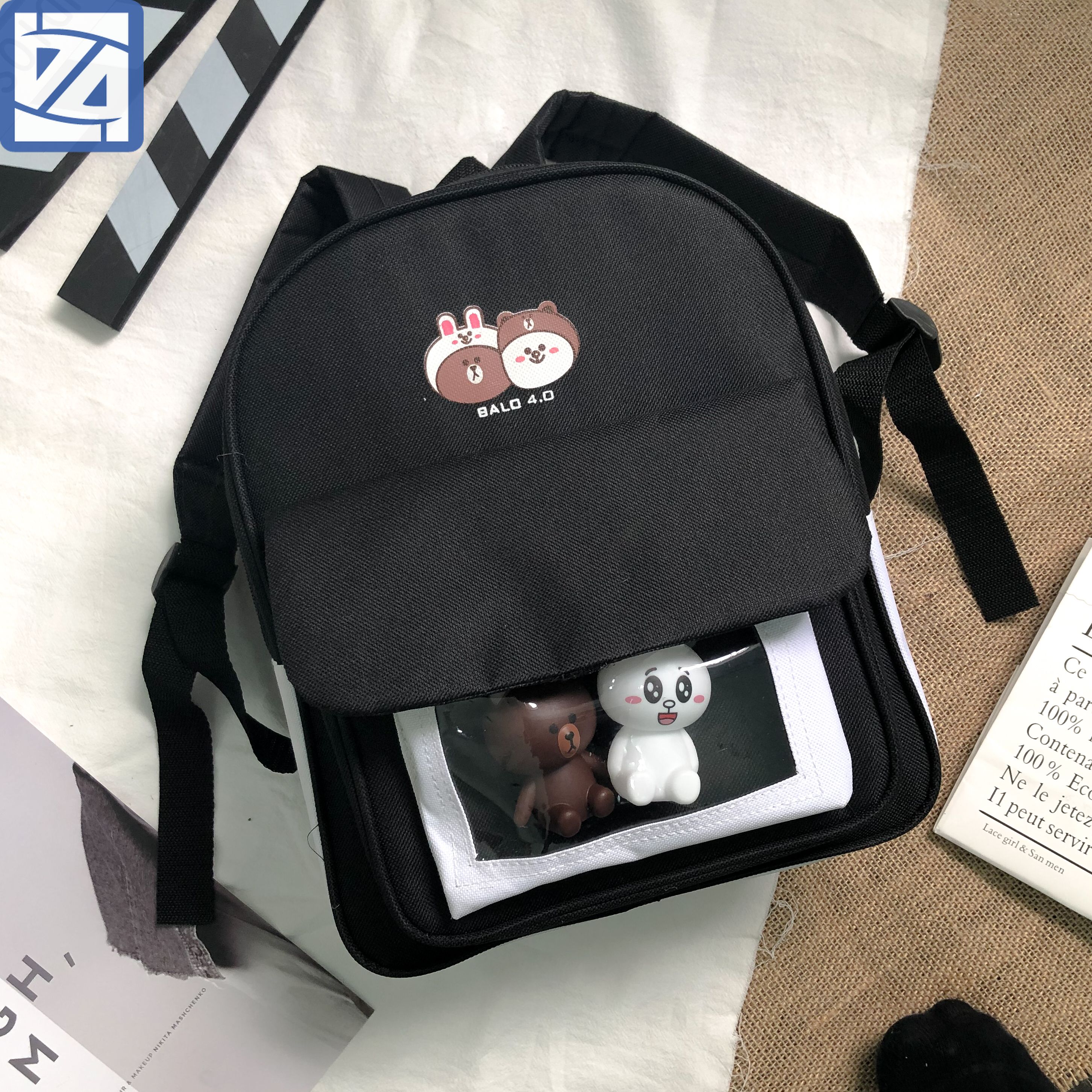 Balo mini nữ hình gấu dễ thương BLG Balo4.0