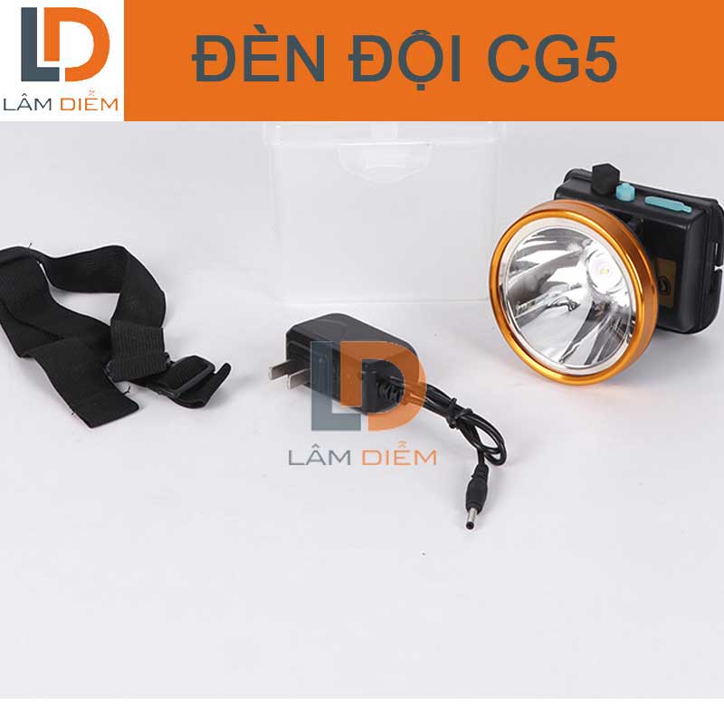 Đèn pin đội đầu siêu sáng chóa lớn 8cm A3 - A5