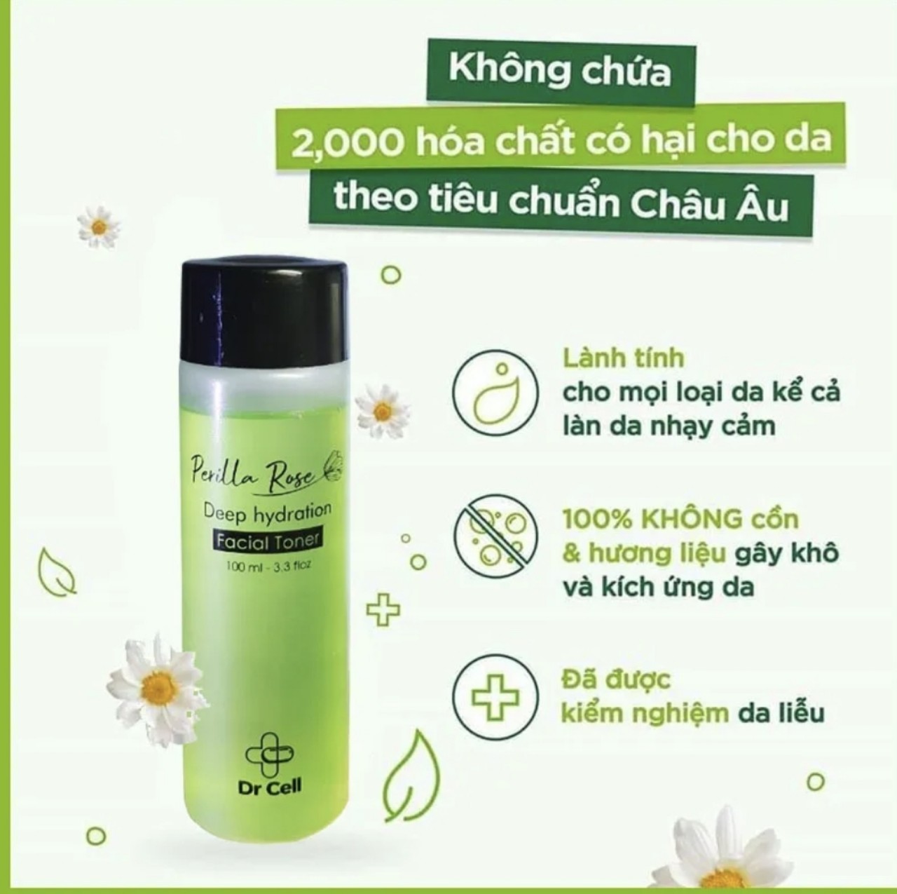 Tone cấp ẩm cho da Dr Cell chính hãng