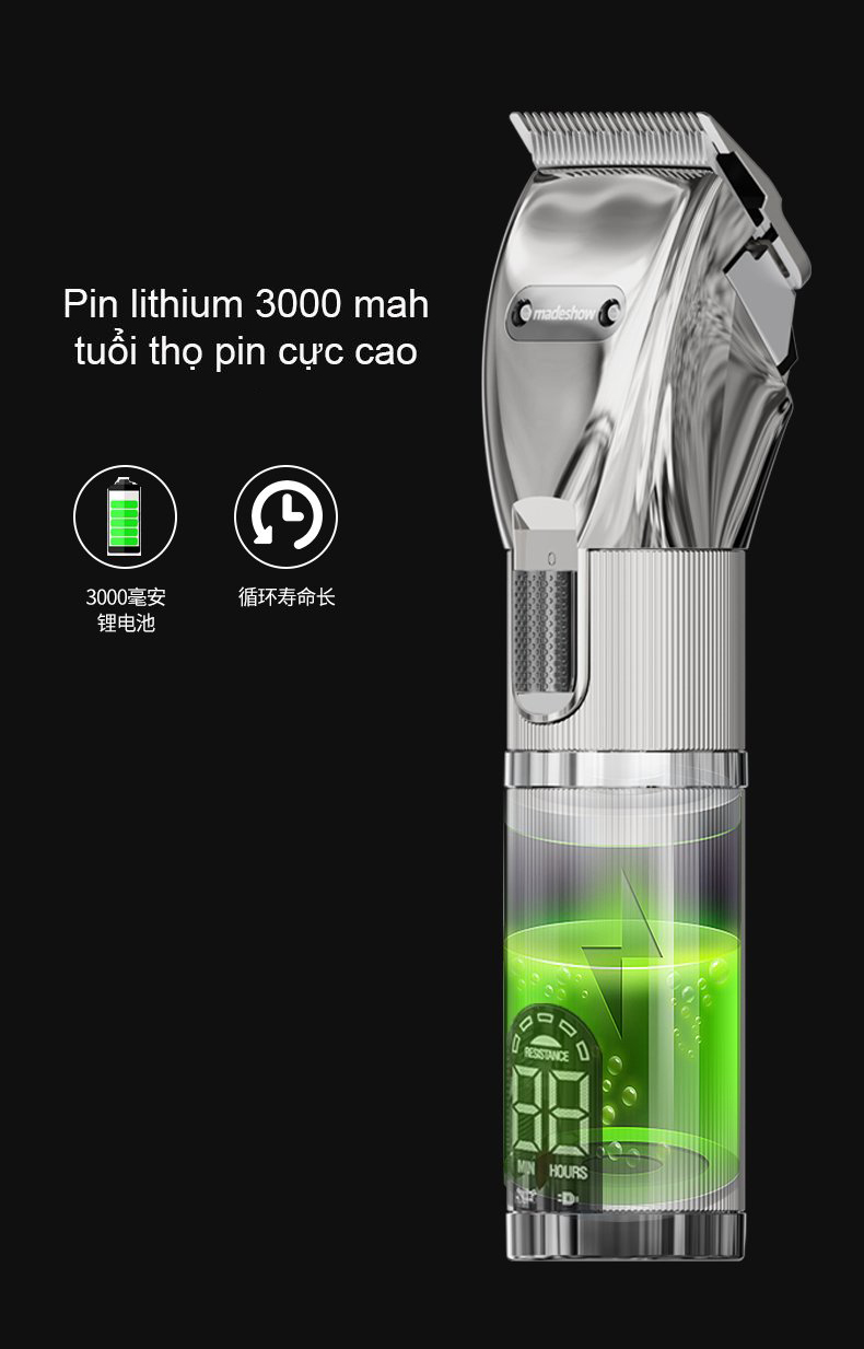 Tông đơ cắt tóc Madeshow cao cấp cho thợ tóc-M5F