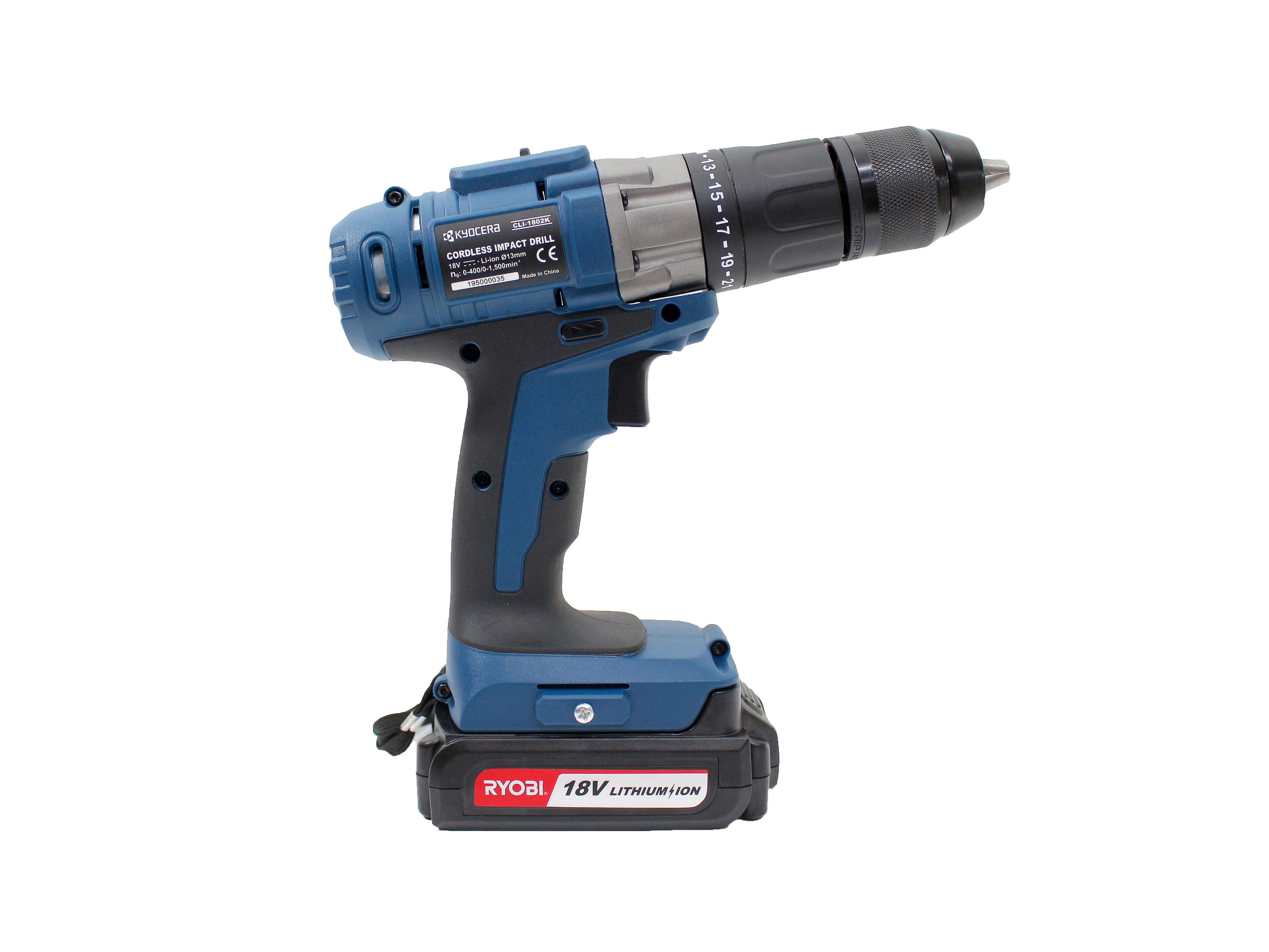 Máy khoan cầm tay 18V (dùng pin) Ryobi CLI-1802K