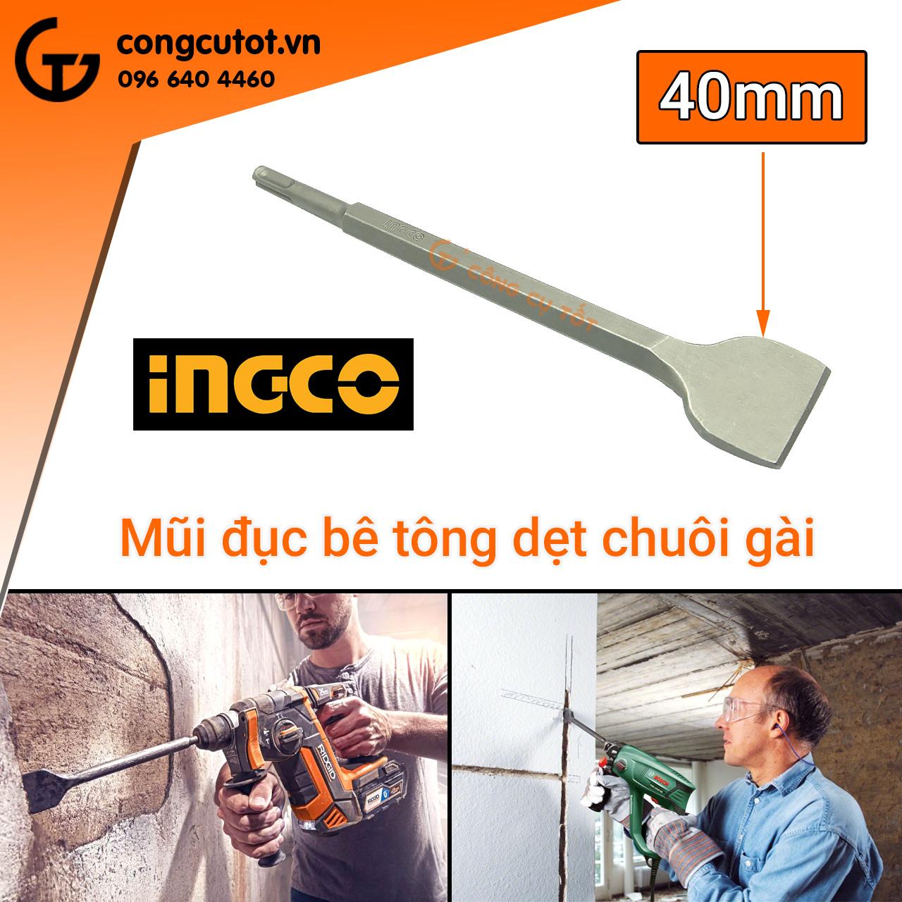 Mũi đục bê tông INGCO các cỡ