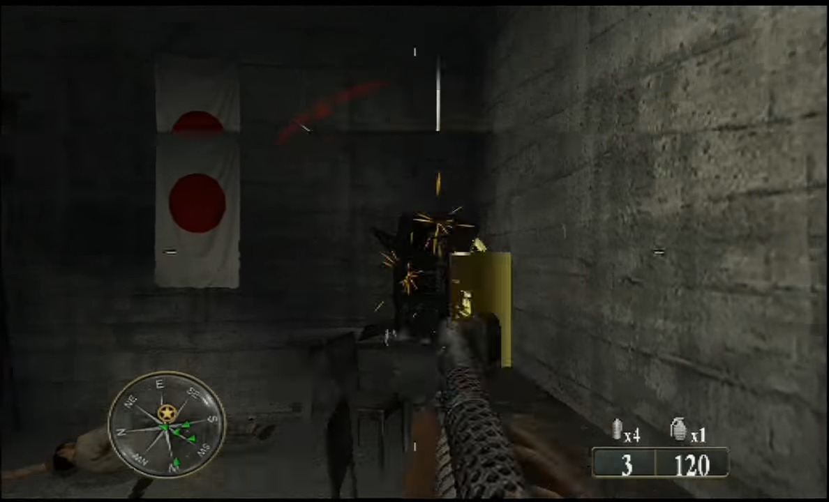 đĩa game ps2 call of duty world at war final fronts