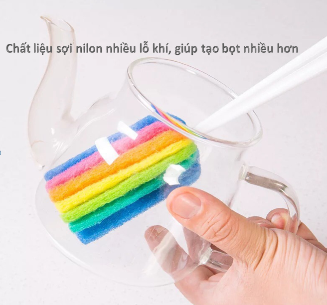 Dụng cụ chùi ly, cọ rửa cốc bình và dụng cụ bếp
