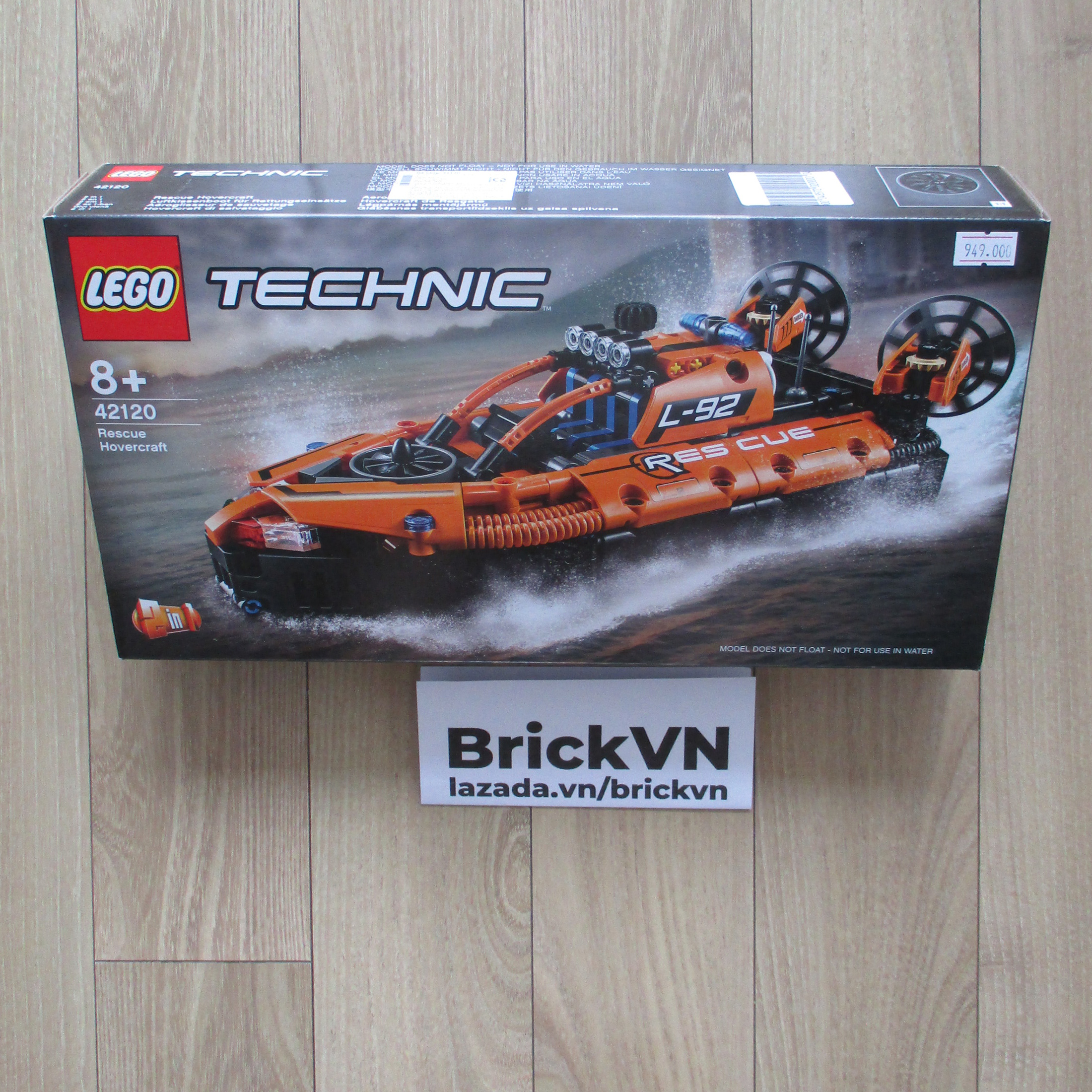 LEGO Technic Rescue Hovercraft 42120 Model Building Kit; This Awesome Toy Hovercraft Makes A Great Gift for Any Occasion, New 2021 (457 Pieces) (New Sealed, Genuine LEGO)