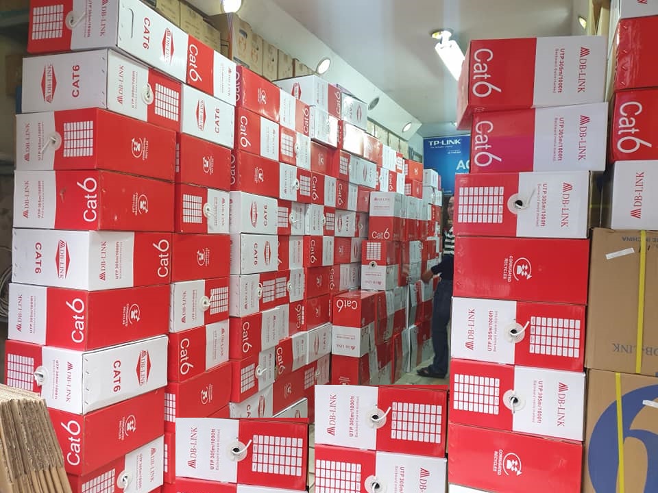 Cuộn Dây Cáp Mang ADB Link Cat6 UTP 305M Cuộn Màu Trắng