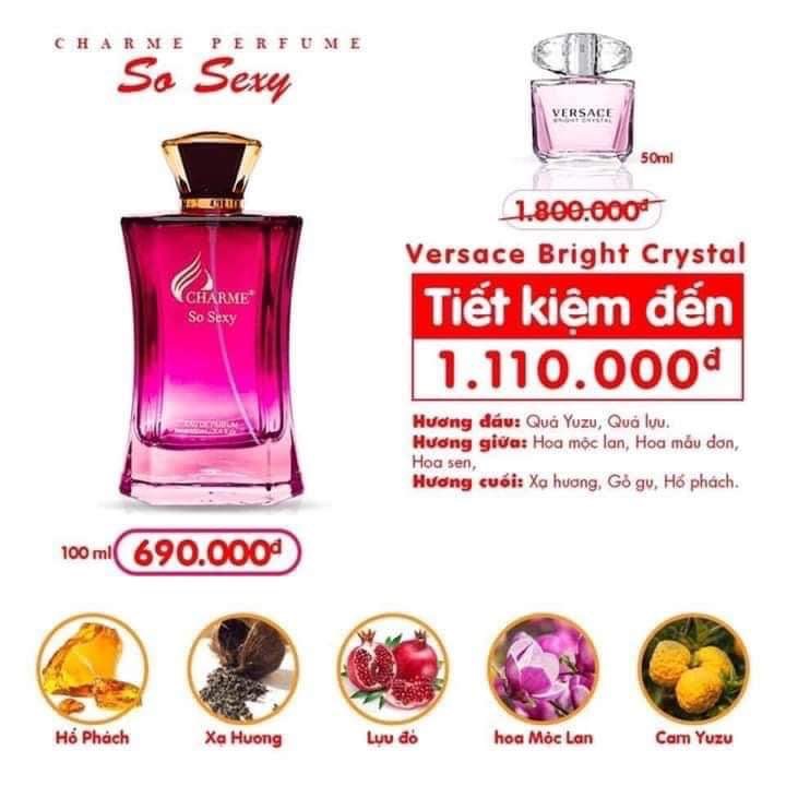 Nước hoa nữ Sosexy 100ml