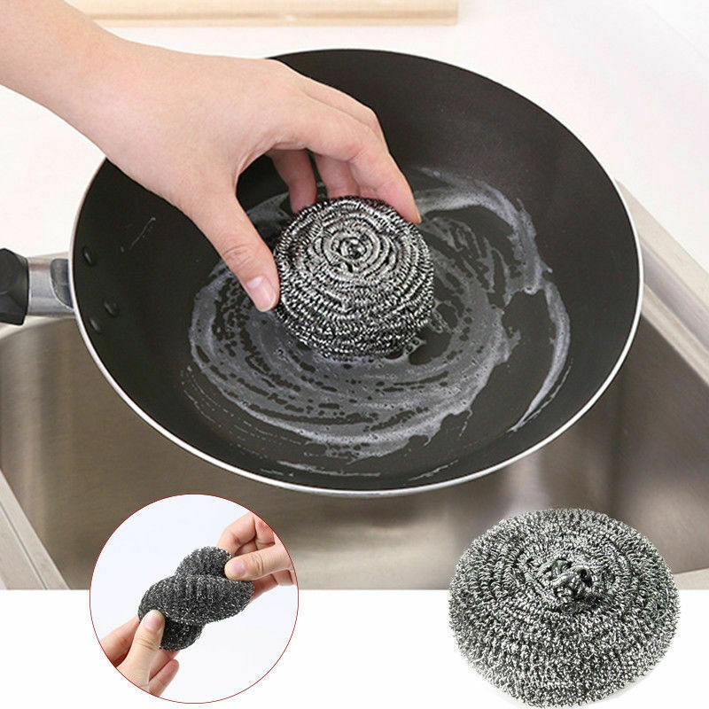 1 Miếng cọ rửa xoong nồi không rỉ đa năng bản to loại 1, miếng cọ xoong cọ nồi bằng kim loại