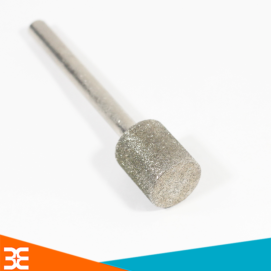 Đầu mài Kim Cương Mũi Trụ Siêu Cứng Trục 6mm 16mm