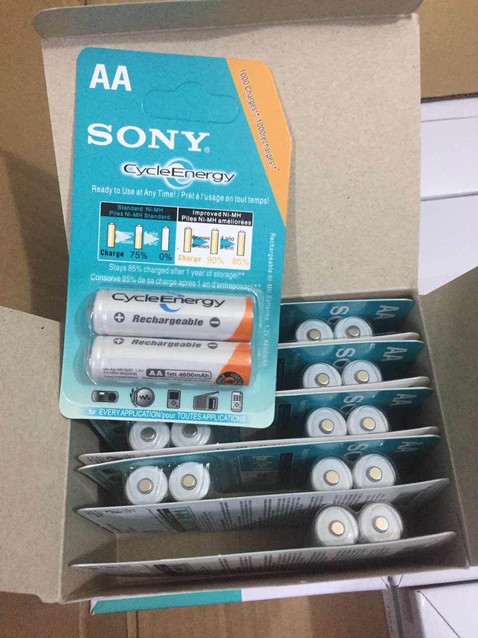 Pin Sạc AA 4600mAh SN ( Pin tiểu sạc ) Vỉ 2 Viên