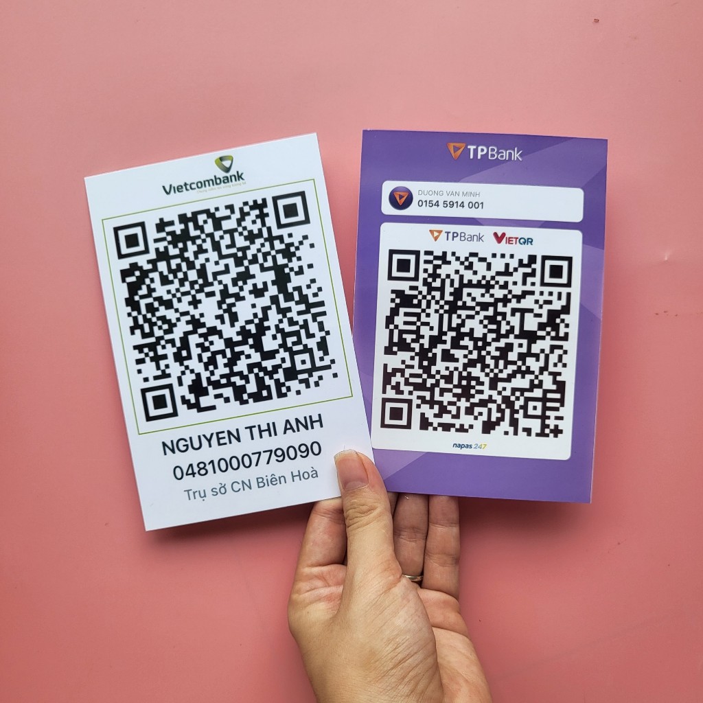 Tem Mã Qr Code ngân hàng (In theo yêu cầu)