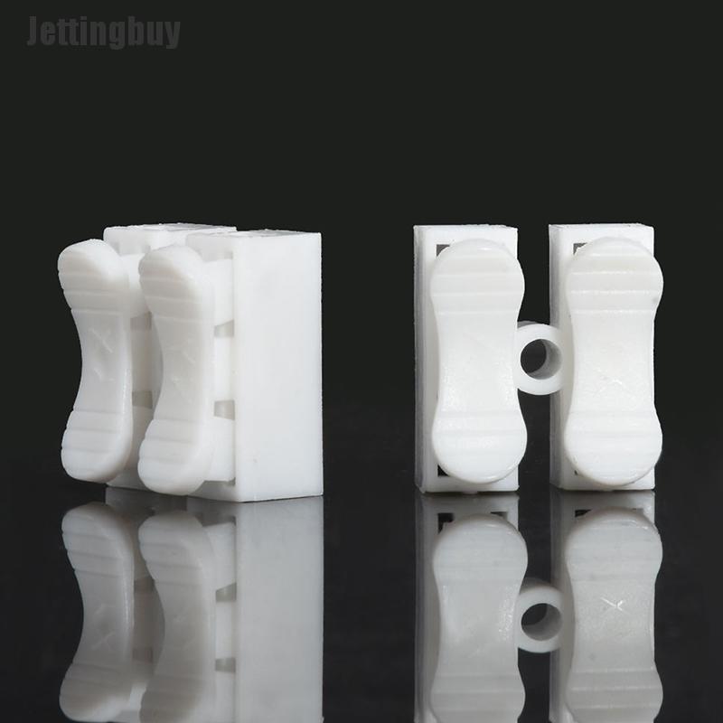 Jettingbuy 30 Pcs Electrical Cable Connectors Quick Splice Lock Wire Terminals Self Locking