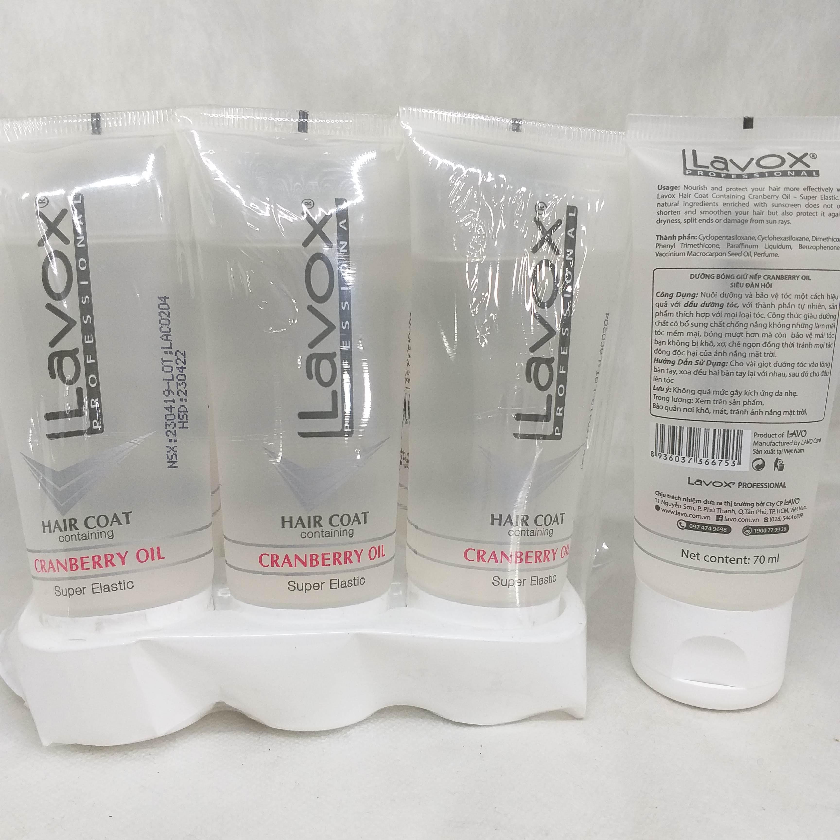 [HCM]Tuýp dầu dưỡng bóng tóc Lavox 60ml