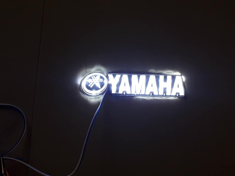 đèn led logo yamaha 12v-dc