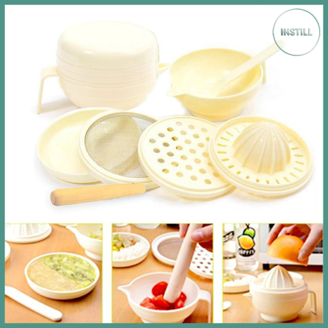 Bộ chế biến ăn dặm kiểu Nhật cho bé 7 món