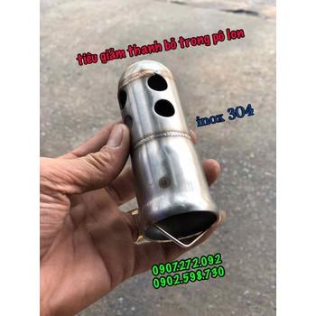 Tiêu giảm thanh bỏ trong pô lon inox 304