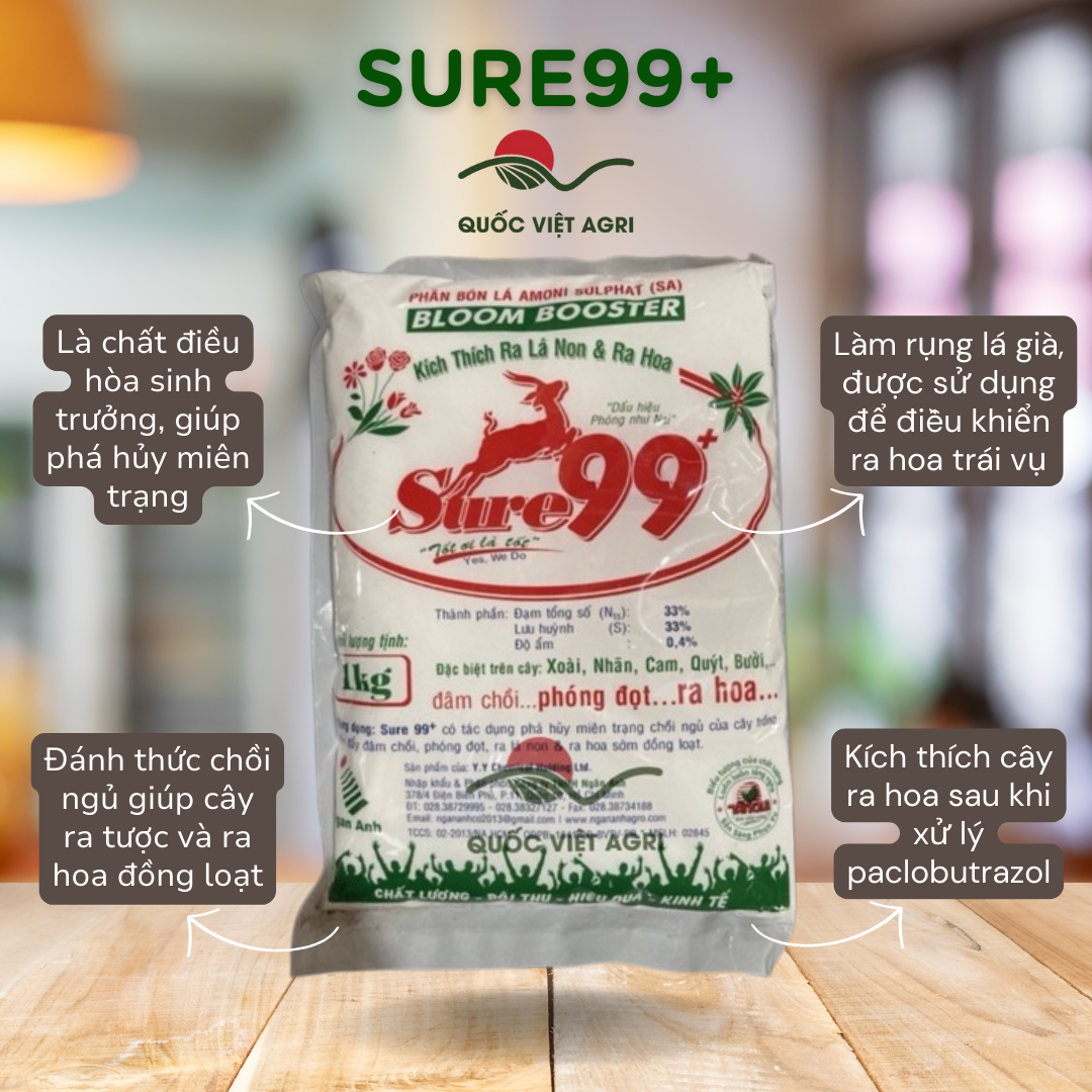 Phân Bón Lá - SURE 99+ - 1kg