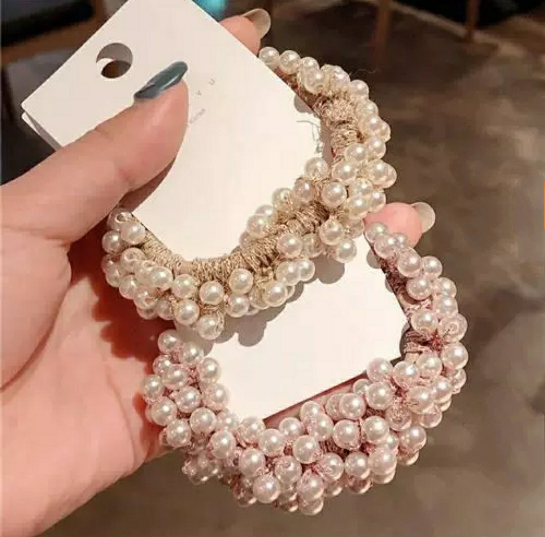 Dây Buộc Tóc Hạt Style Hàn Quốc