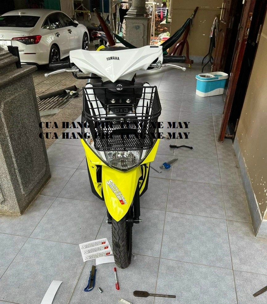 Rổ trước xe Mio M3 kèm pát gắn