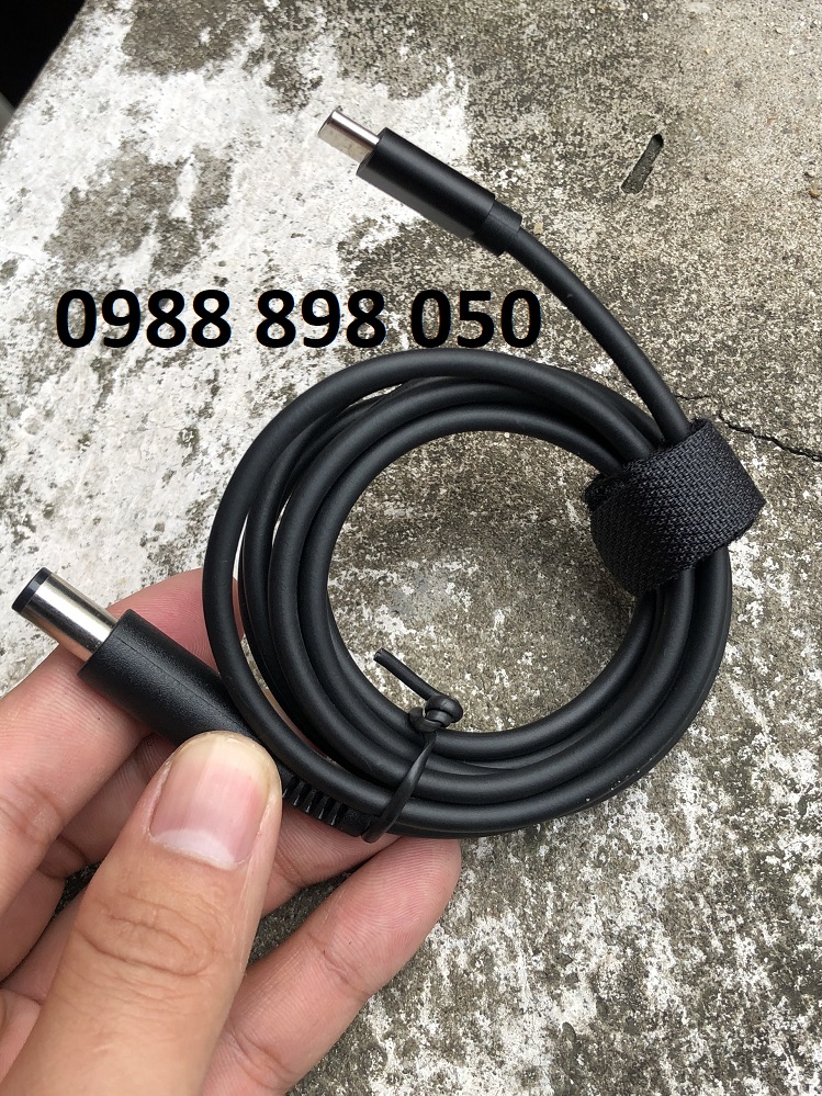 cáp cạc chuyển usb c sang sạc laptop dell (type-c to dell)